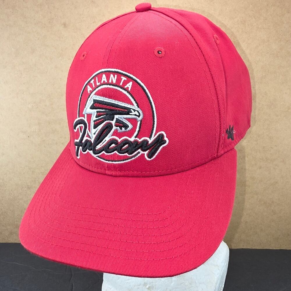 Atlanta Falcons Hat Mens adjustable 47 brand Red strapback one size nfl logo